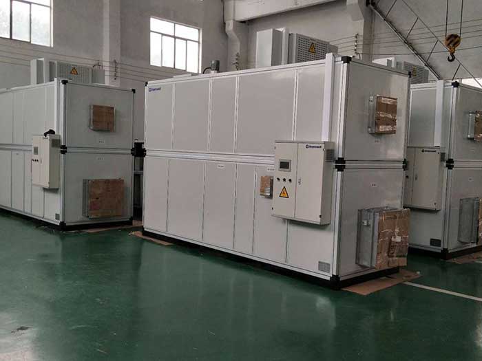 濟(jì)南銘威化工鋰電池鈷酸鋰零下40℃露點(diǎn)，三臺(tái)全新風(fēng)轉(zhuǎn)輪除濕機(jī)組